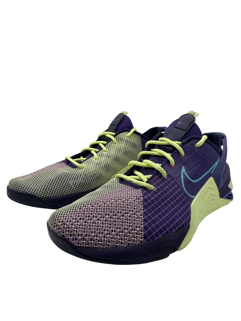 Nike Metcon 8 Turbo FlyEase AMP Court Purple Barely Volt Menโs 14 FD0457-500